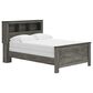 Ashley Frandern Full Bookcase Panel Bed in Warm Gray, , large