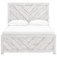 Ashley Cayboni Full Panel Bed in Whitewash, , large