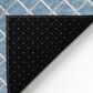 Dalyn Rug Company York 9" x 12" Sky Blue Indoor/Outdoor Area Rug, , large