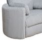 Simeon Collection Radius Power Swivel Glider Recliner in Mega Grey, , large