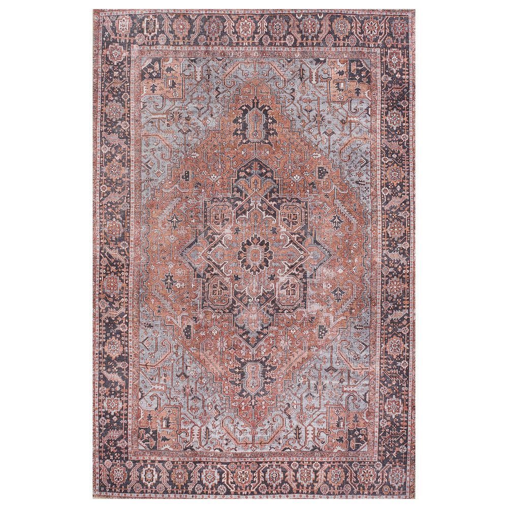 Momeni Afshar AFS-36 3" x 5" Copper Area Rug, , large