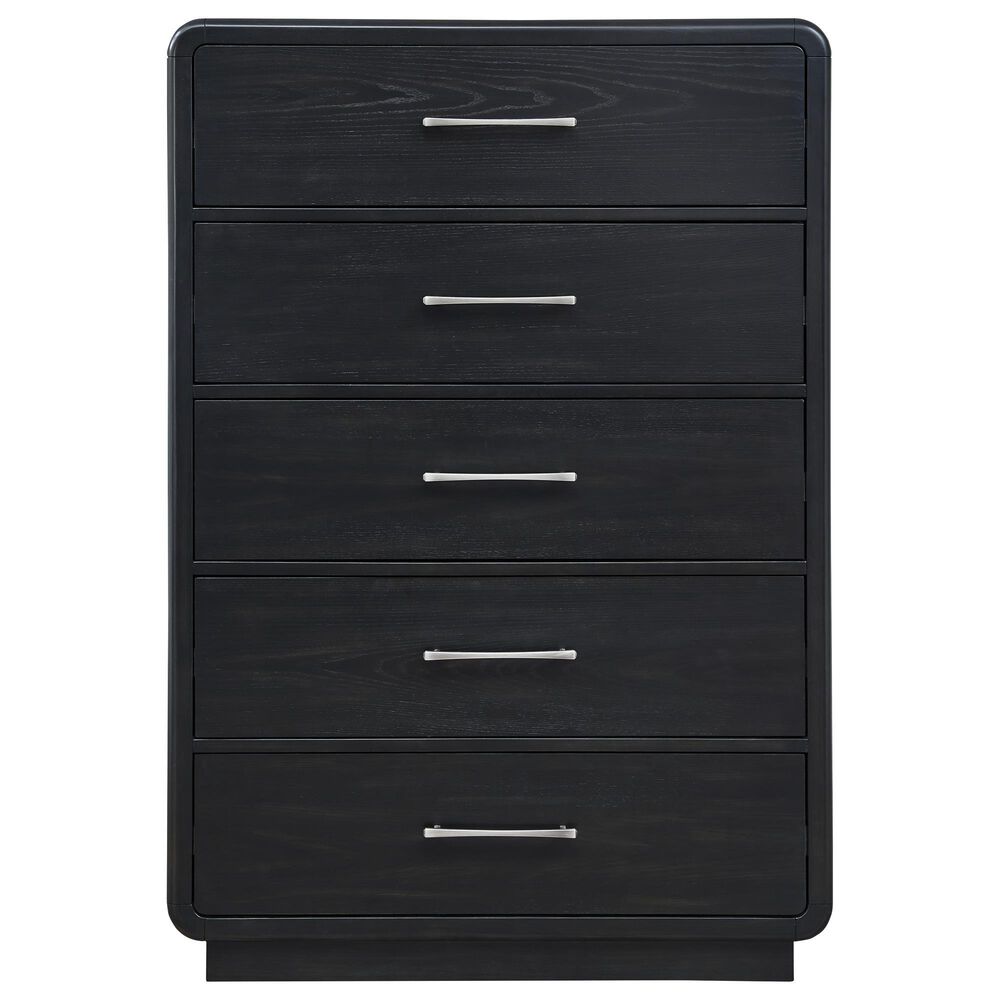 Millenium Rowanbeck 5-Piece King Bedroom Set in Black, , large