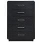 Millenium Rowanbeck 5-Piece King Bedroom Set in Black, , large