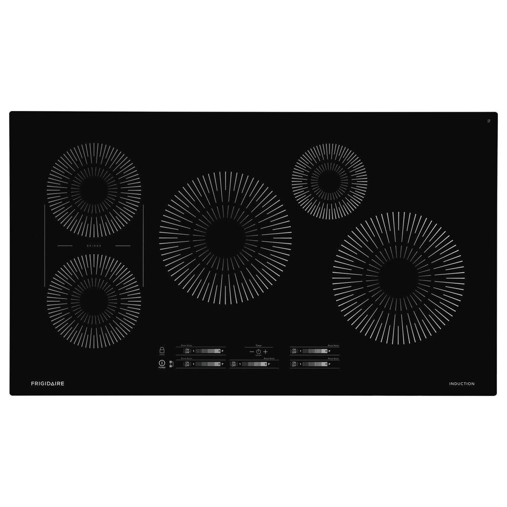 Frigidaire 2-Piece Kitchen Package with Stainless Steel 5.3 Cu. Ft. Single Electric Wall Oven and Black 36&quot; Induction Cooktop, , large