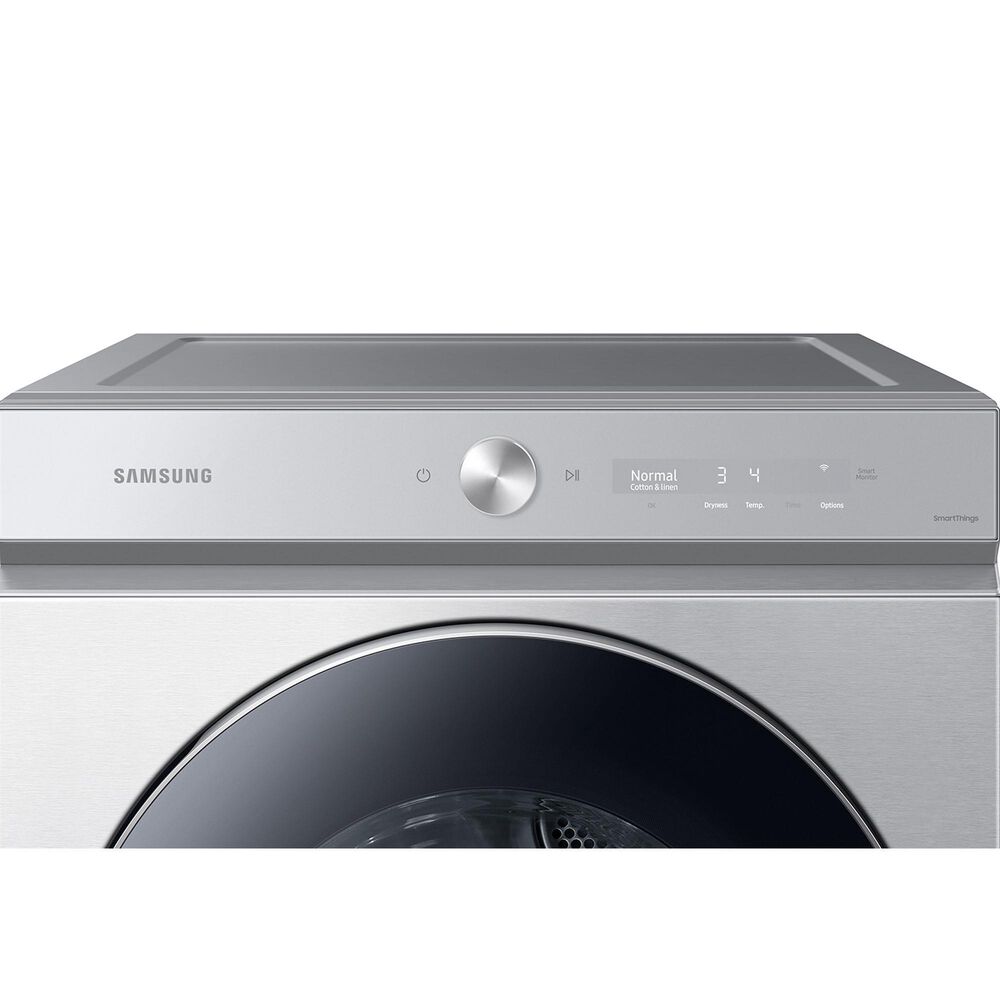 Samsung Gas Dryer with Steam in Silver Steel, , large