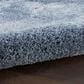 Nourison Dreamy Shag Solid 6"7" x 9"2" Light Blue Area Rug, , large