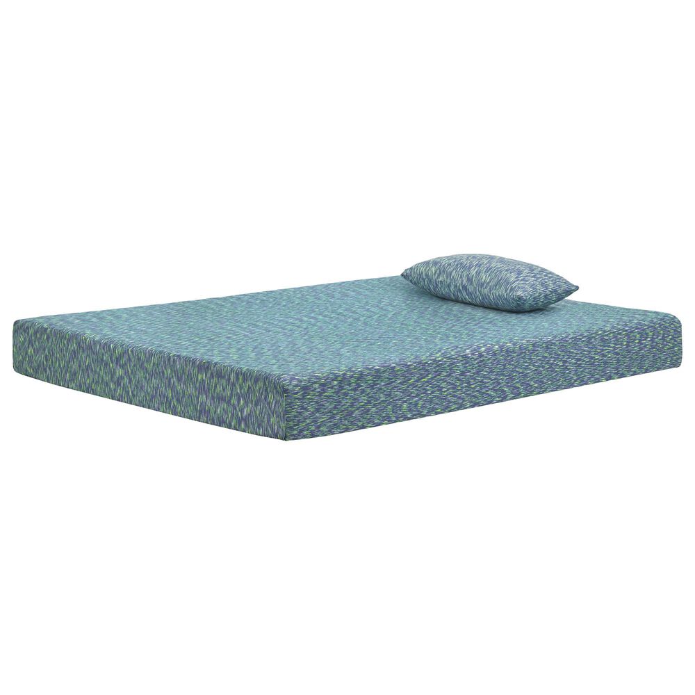 Sierra Sleep iKidz Full Mattress and Pillow in Blue, , large