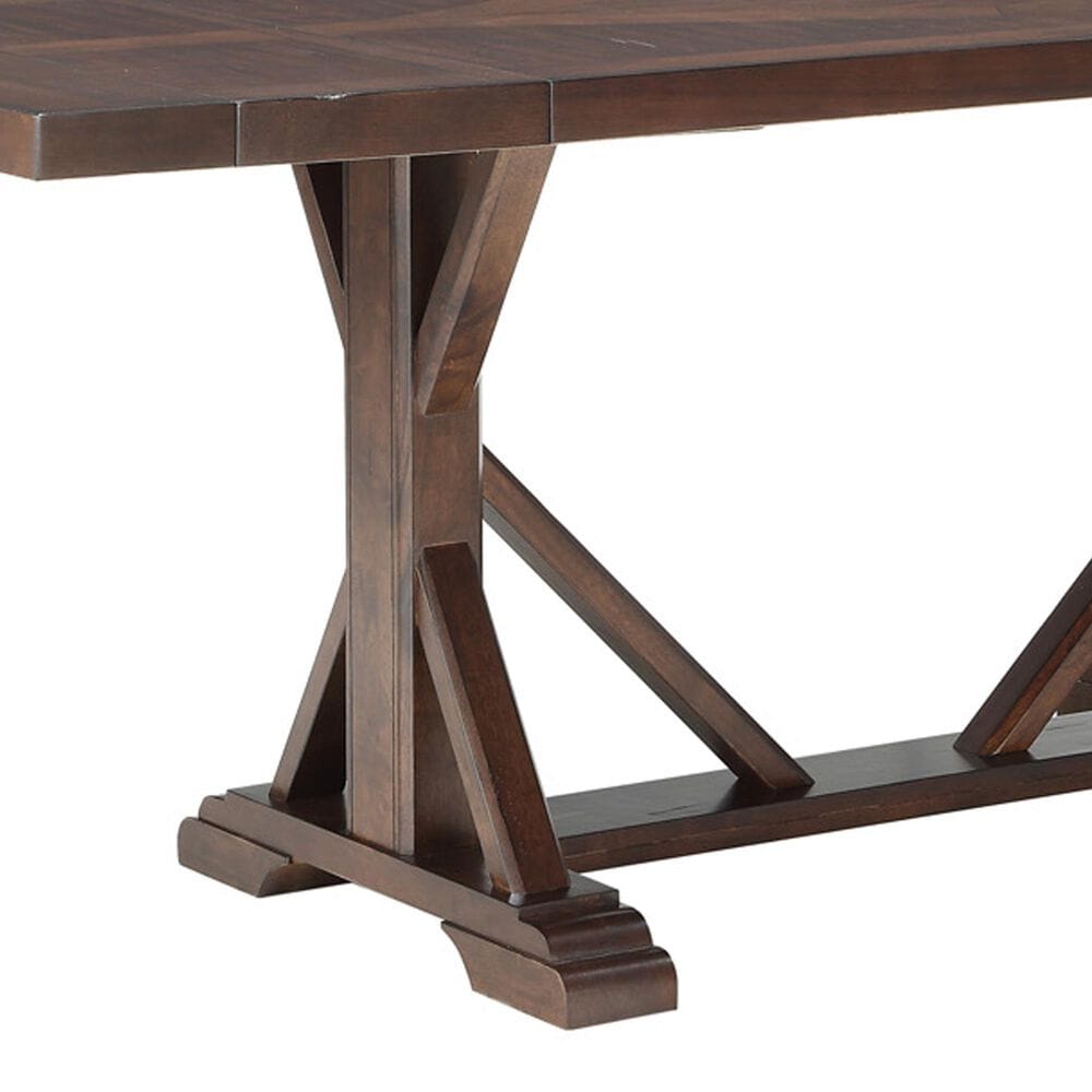 Boulder &amp; Pine Counter Height Dining Table in Cherry Finish, , large