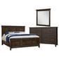 Viceray Collections Passageways 3 Piece King Bedroom Set in Charleston Brown, , large