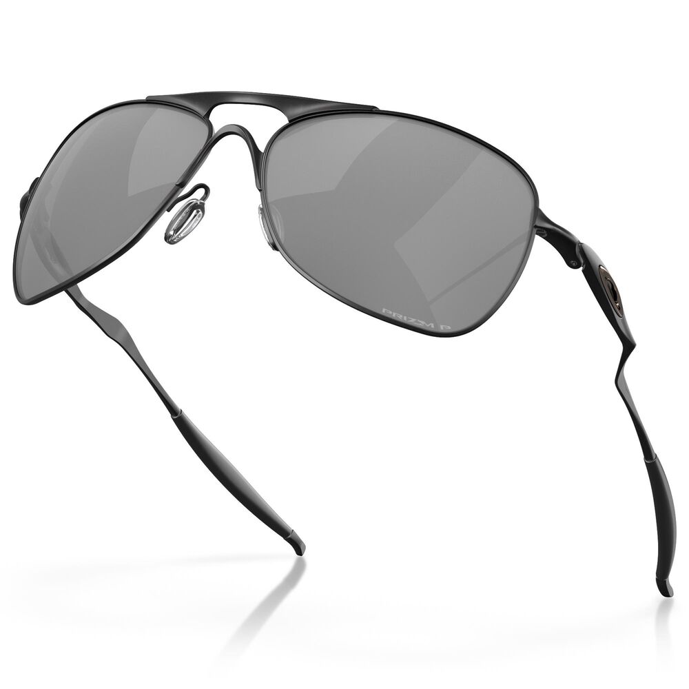 Oakley Crosshair Sunglasses with Prizm Black Lenses in Matte Black, , large