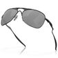 Oakley Crosshair Sunglasses with Prizm Black Lenses in Matte Black, , large