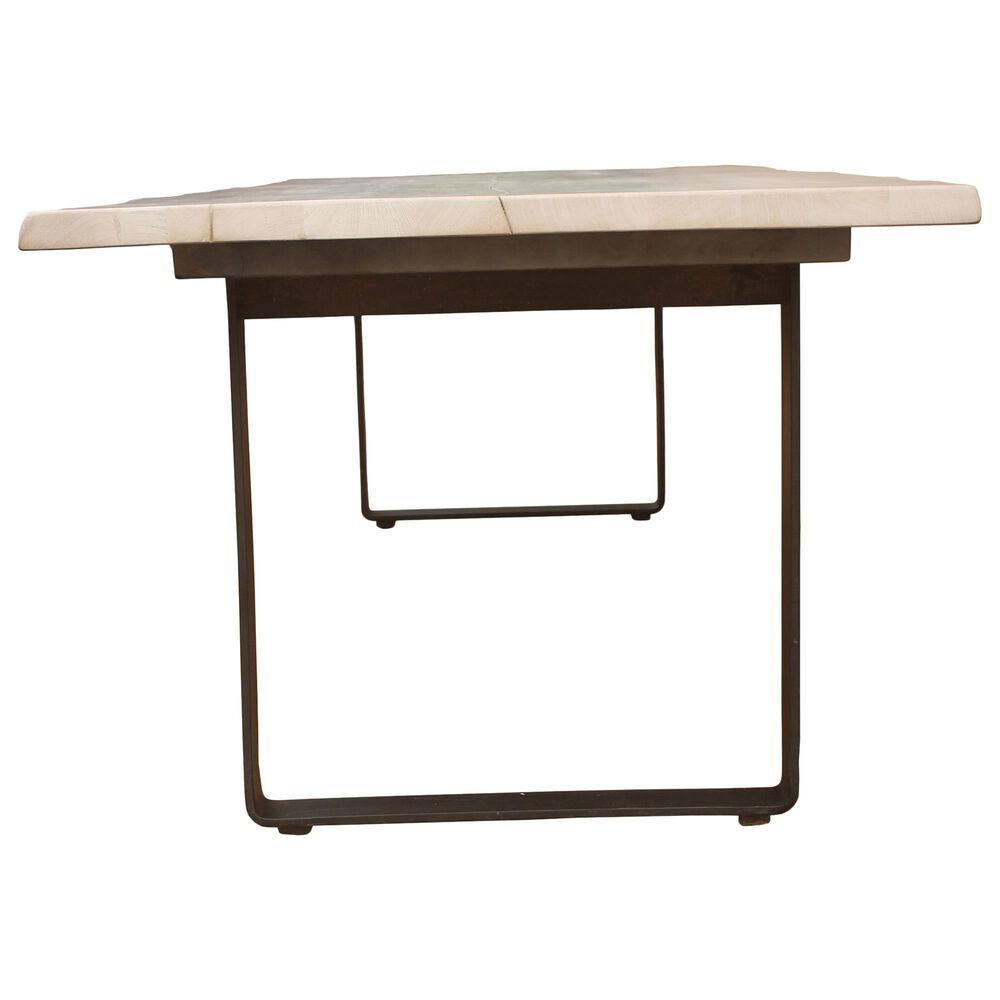 Moe&#39;s Home Collection Wilks Dining Table in White and Silver Grey - Table Only, , large