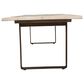 Moe"s Home Collection Wilks Dining Table in White and Silver Grey - Table Only, , large