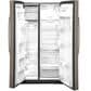 GE Appliances 21.8 Cu. Ft. Counter Depth Side by Side Refrigerator in Slate, , large