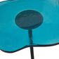 Bassett Mirror Company Elijah Accent Table in Blue and Matte Black, , large