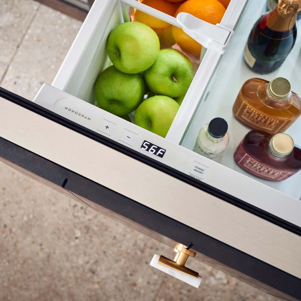 Monogram 5 Cu. Ft. Double-Drawer Refrigerator Module with Electronic Controls - Panels Sold Separately, , large