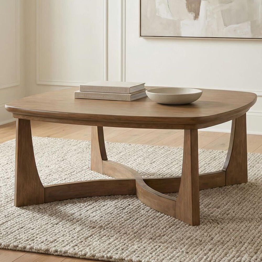 Belle Furnishings Bexley Cocktail Table in Tuscan Brown, , large