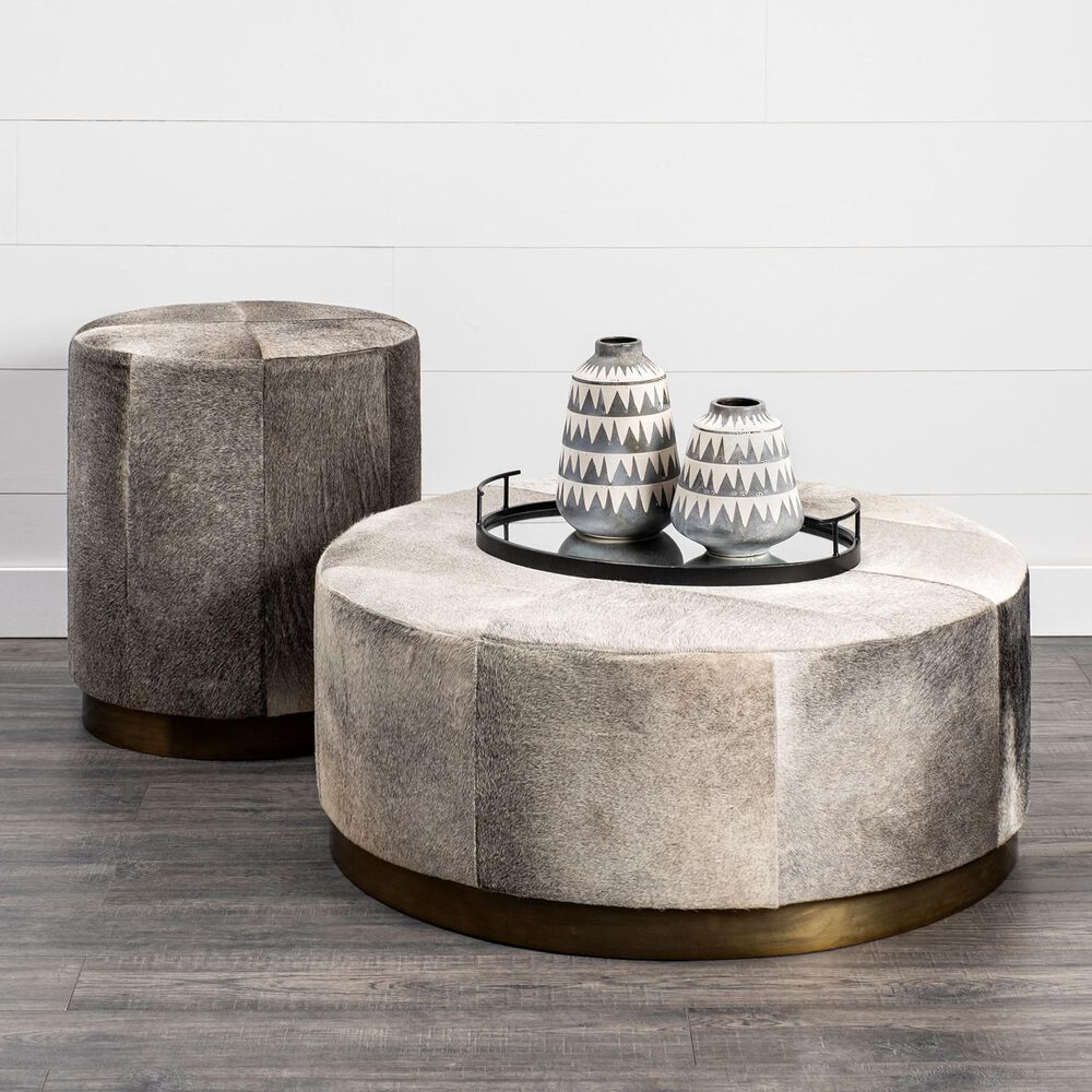 Mercana Zahavi II Ottoman in Gray, , large
