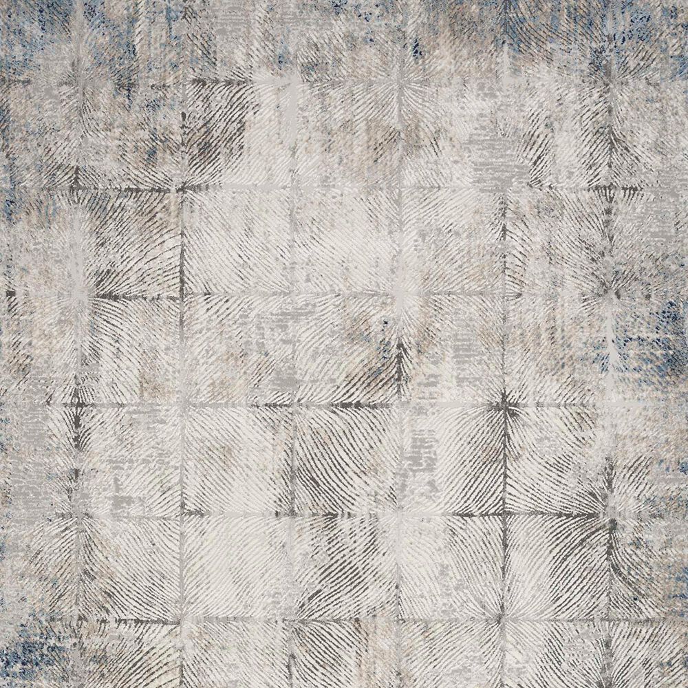 Nourison Infinity 7&#39;10&quot; x 9&#39;10&quot; Ivory and Grey Area Rug, , large