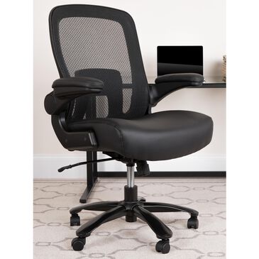 Flash Furniture 47.5" Hercules Big & Tall Office Chair in Black, , large