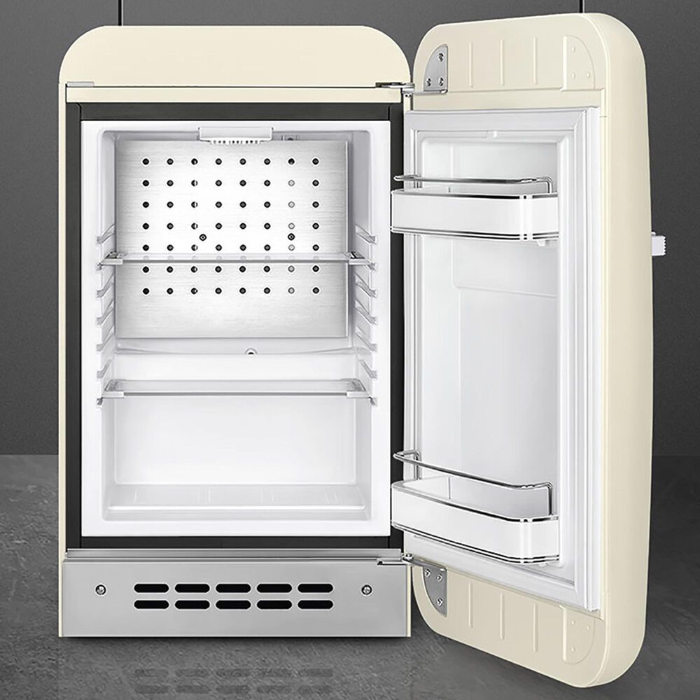 Smeg USA 1.34 Cu. Ft. Freestanding Compact Refrigerator with Right Handle in Cream, , large