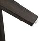 Belle Furnishings Double Bridge Counter Height Bench in Dark Brown, , large