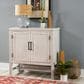 Linon Home Decor Malcolm 2-Door Accent Cabinet in Pebble Grey, , large