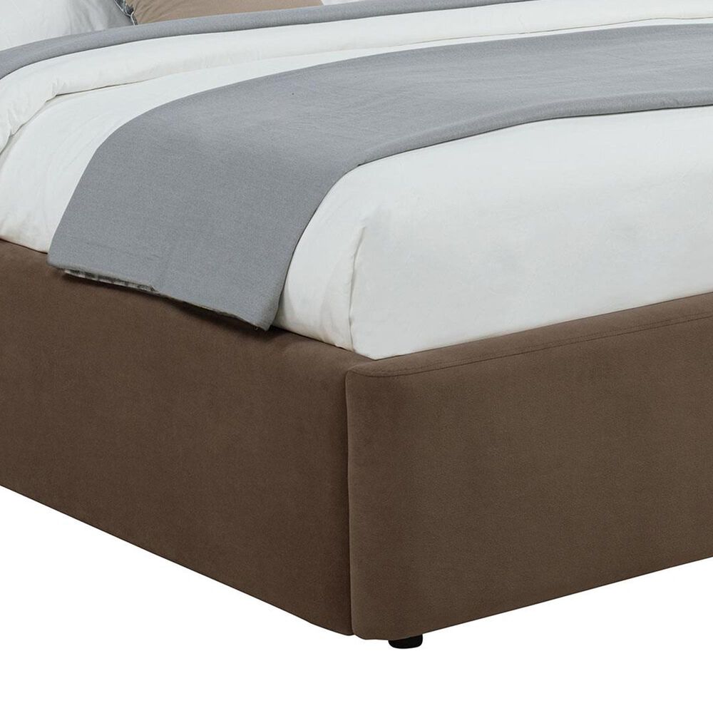 Pacific Landing Anders King Lift Top Storage Bed in Chocolate, , large