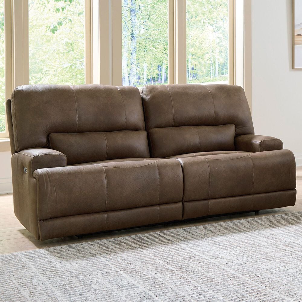 Ashley Beckley Place Power Reclining Sofa in Earth, , large