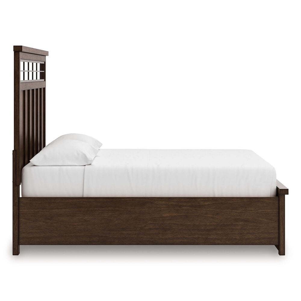 Ashley Taffenbrook King Storage Bed in Medium Brown, , large