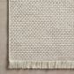 Amber Lewis x Loloi Malibu MAB-05 2"3" x 3"9" Ivory and Dove Indoor/Outdoor Area Rug, , large