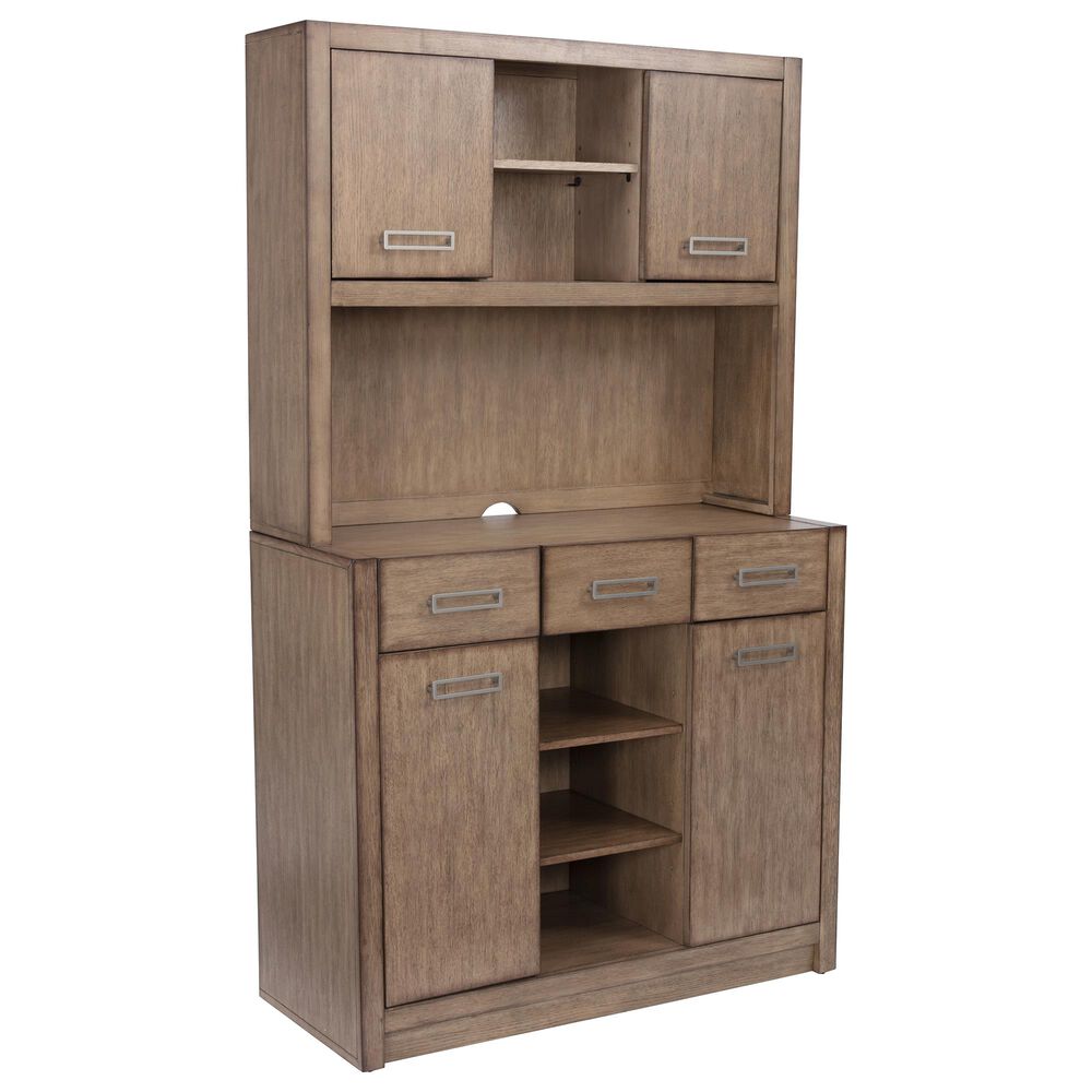 Homestyles Big Sur Buffet with Hutch in Brown, , large