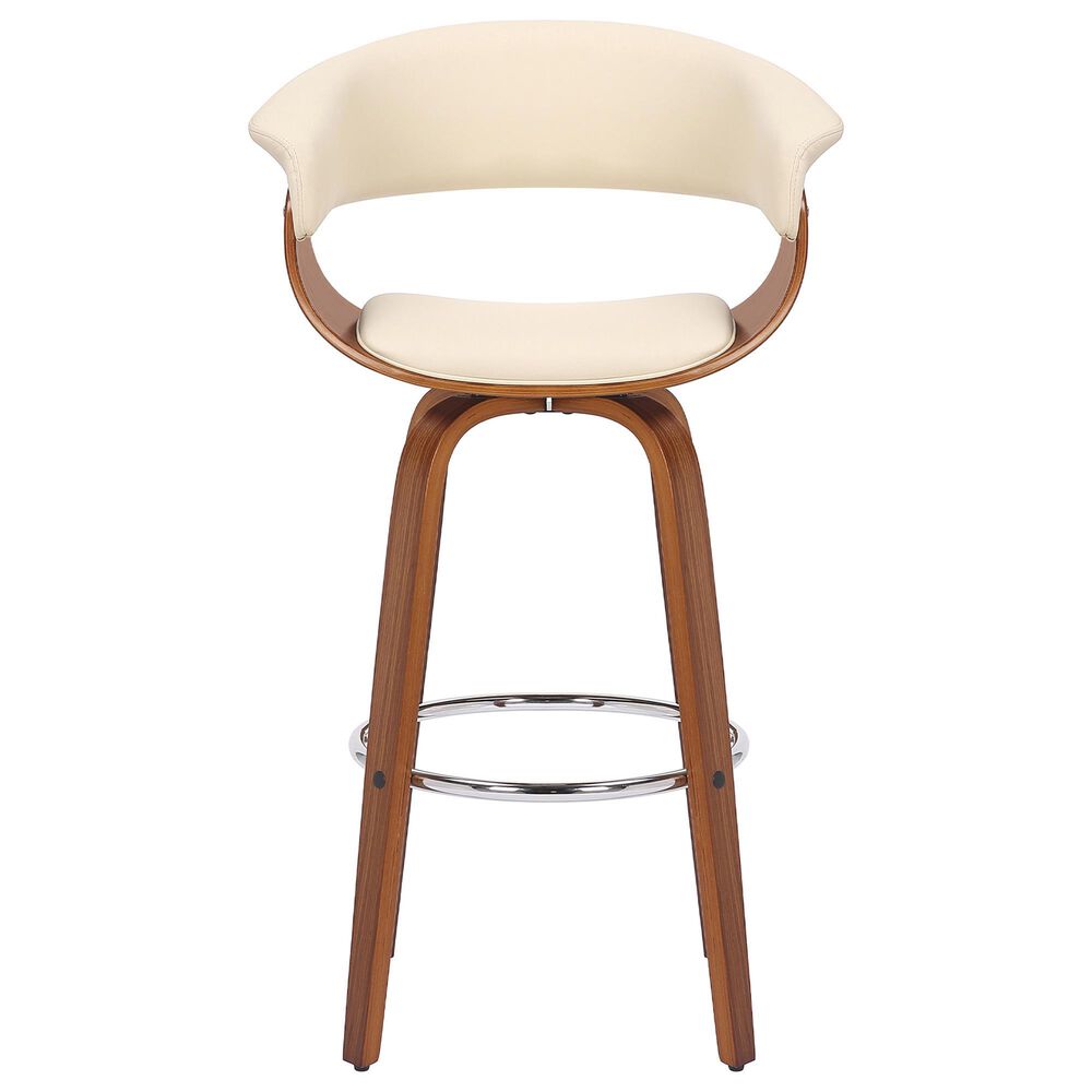 Blue River Julyssa 26&quot; Swivel Counter Stool in Cream, , large
