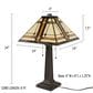 Timberlake Tiffany Style Mission Table Lamp in Multicolor, , large