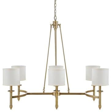 Hampton Park Elegenza 6-Light Chandelier in Antique Gold, , large