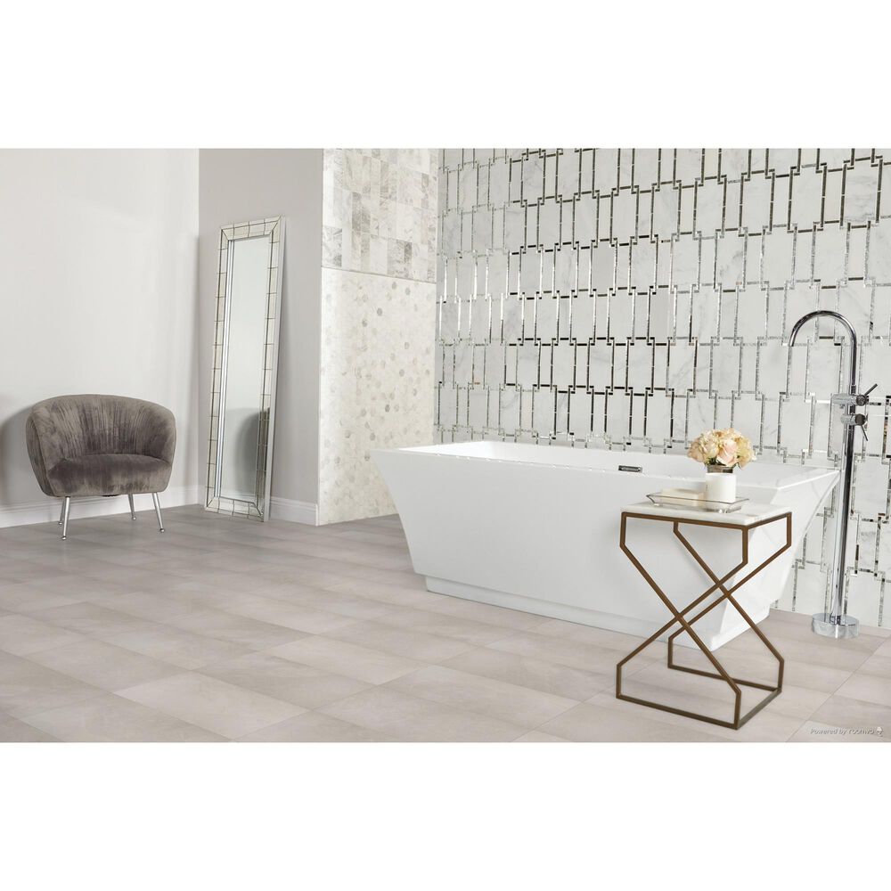 Dal-Tile Core Fundamentals Advantage Portrait White 12&quot; x 24&quot; Ceramic Tile, , large