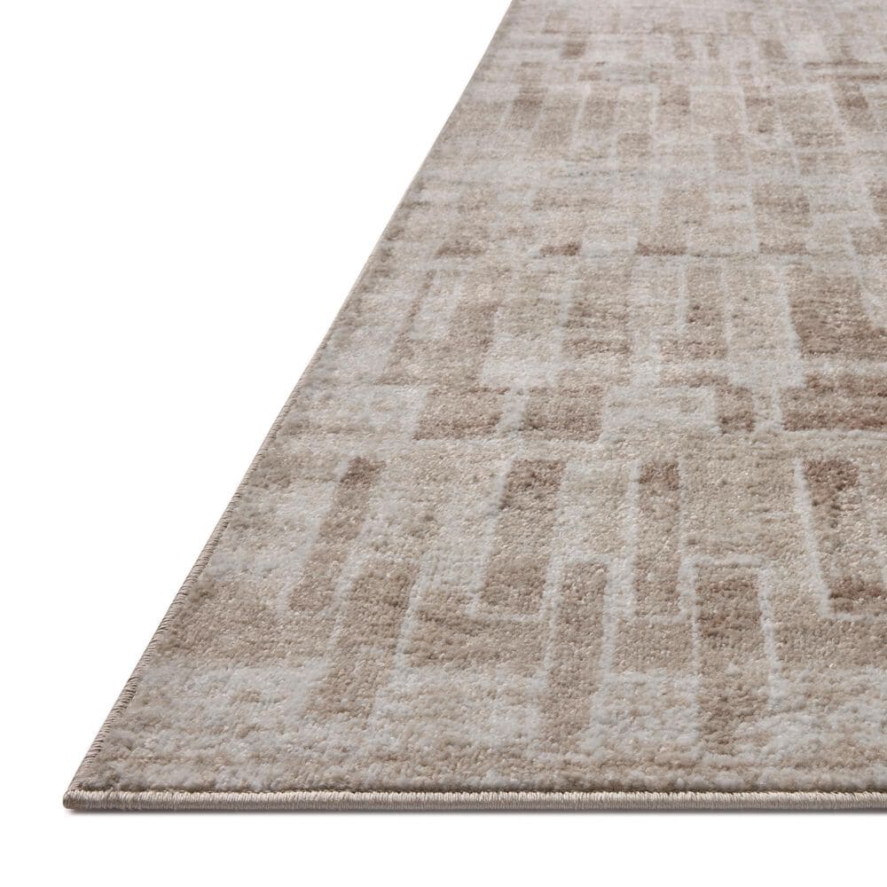 Loloi Lune Ivory and Mushroom 2'3" x 3'10" Area Rug, , large