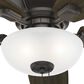 Hunter Kenbridge Low Profile 52" Ceiling Fan with LED Lights in Noble Bronze, , large