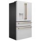 Cafe 22.3 Cu. Ft. 4-Door French Door Refrigerator in Matte White, , large