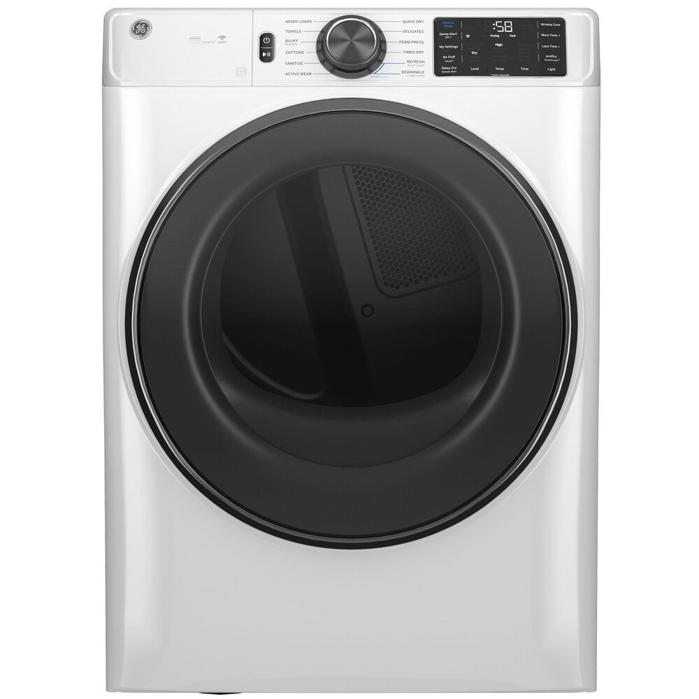 GE Appliances 5.0 Cu. Ft. Washer and 7.8 Cu. Ft. Electric Dryer in White, , large