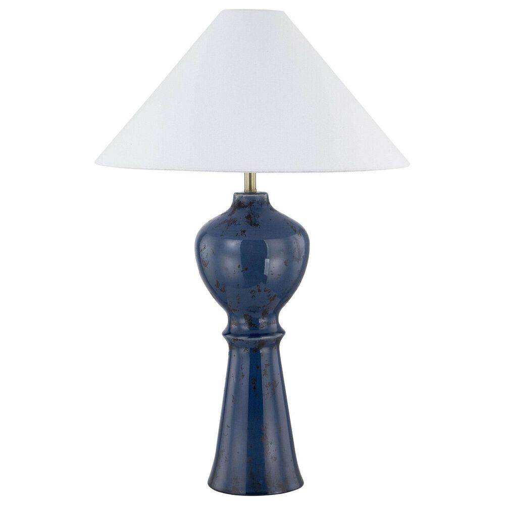 Southern Lighting Elsie Table Lamp in Dark Blue, , large
