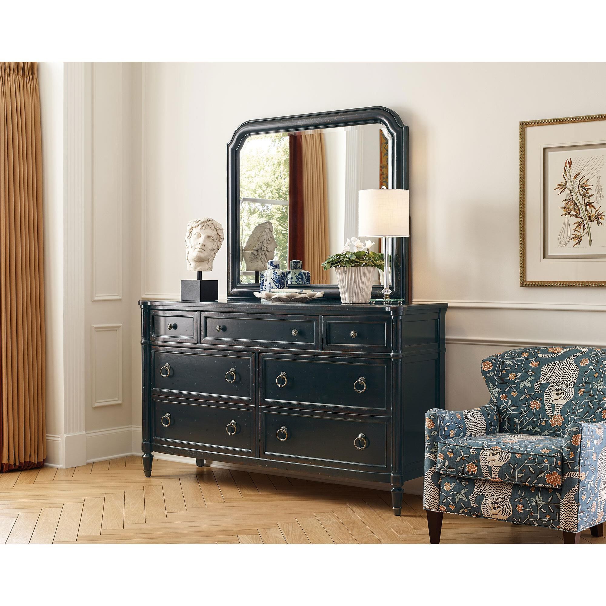 Black store dresser large