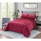 Duke Imports Virah Bella Micromink 3-Piece King Quilt Set in Moroccan Burgundy, , large
