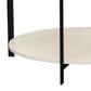 Coaster Adhvik Coffee Table in Natural, White and Black, , large
