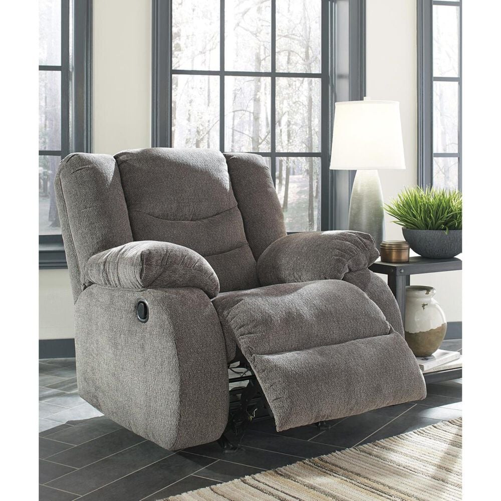 Ashley Tulen Rocker Recliner in Gray, , large