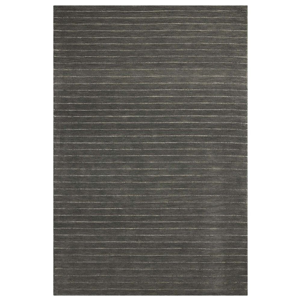 Loloi II Henry 7"9" x 9"9" Charcoal and Ivory Area Rug, , large