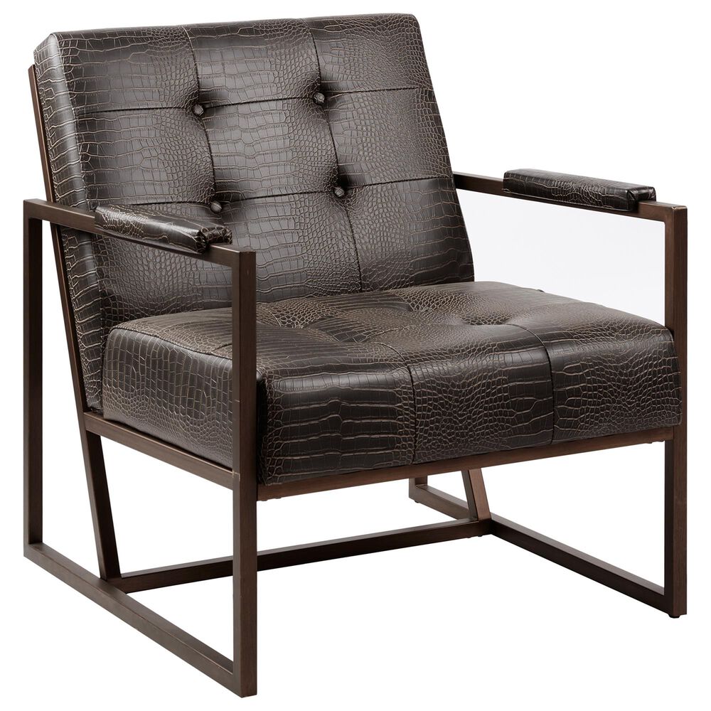 Hampton Park Waldorf Lounge Chair in Chocolate, , large