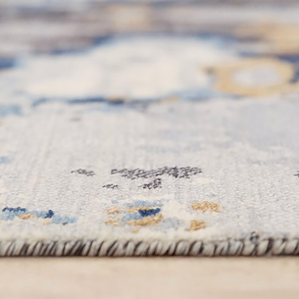 RIZZY Bolero BOL727 2&#39;6&quot; x 8&#39; Ivory, Beige, Blue and Light Gray Runner, , large
