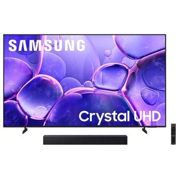 Samsung 75" Class U8000F 4K Crystal UHD HDR - Smart TV with B-Series 2.0 Channel Soundbar in Titan Gray and Titan Black, , large