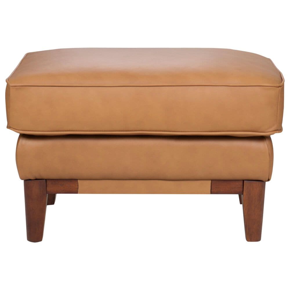 Italiano Furniture Pendry Ottoman in Carmel Saddle, , large